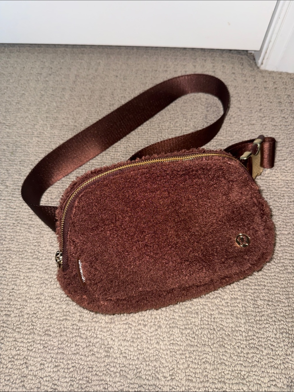 Lululemon Plush Brown Crossbody Belt Bag